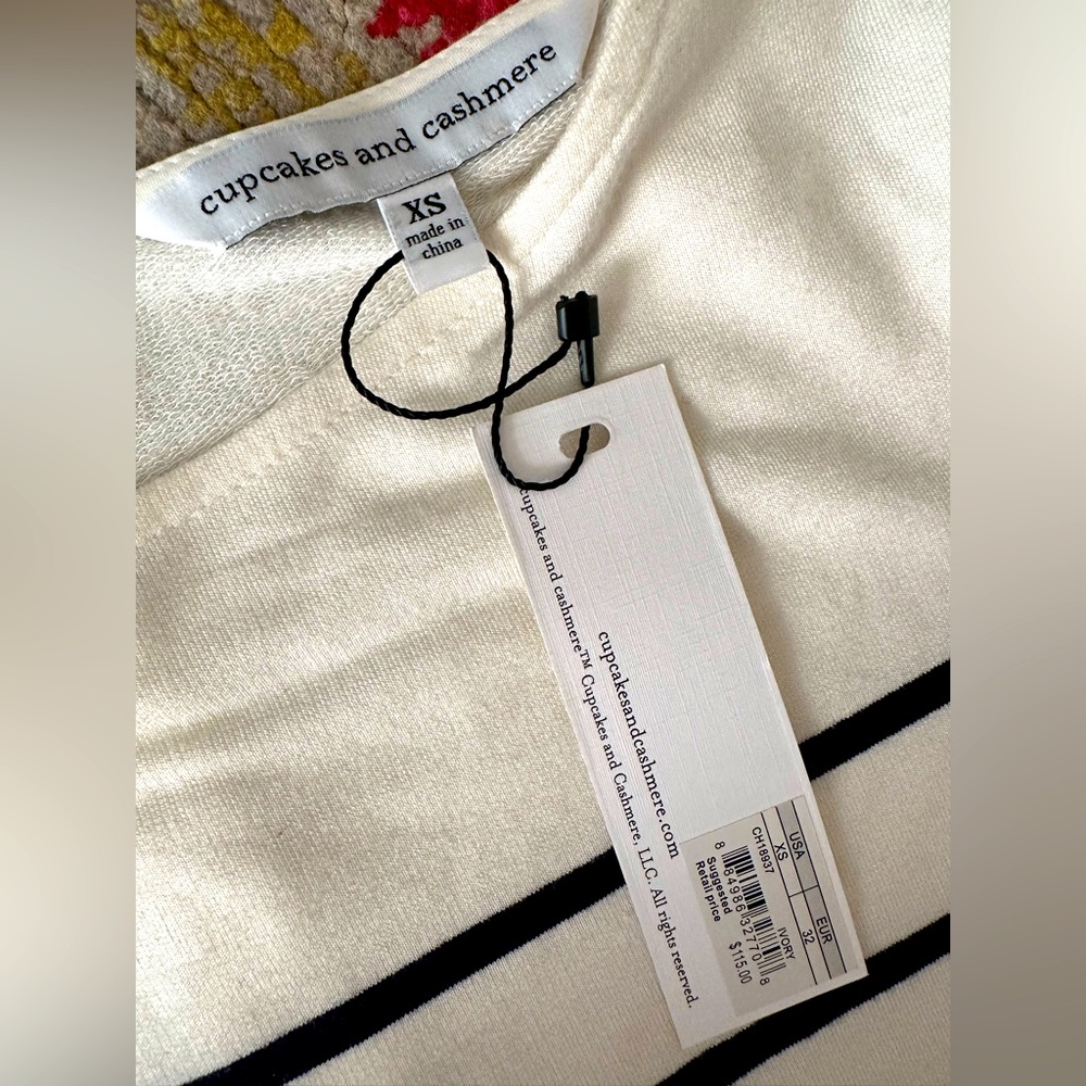 NWT Cupcakes and Cashmere Stripe Dress (XS)